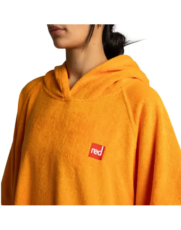 RED moteriškas pončas - rankšluostis (oranžinis) 5