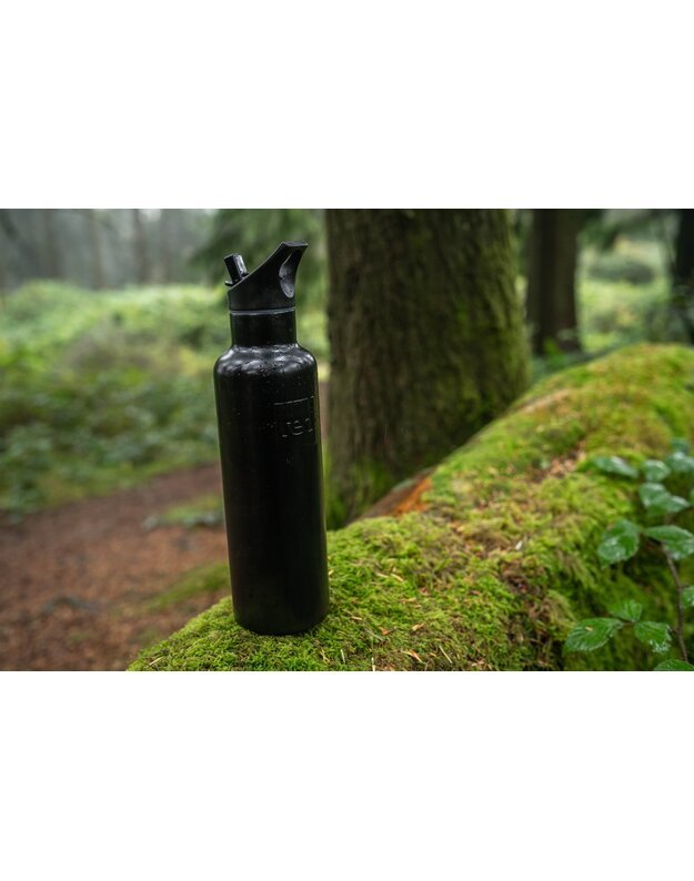 Red Original Black Insulated Stainless Steel Water Bottle - 750ml