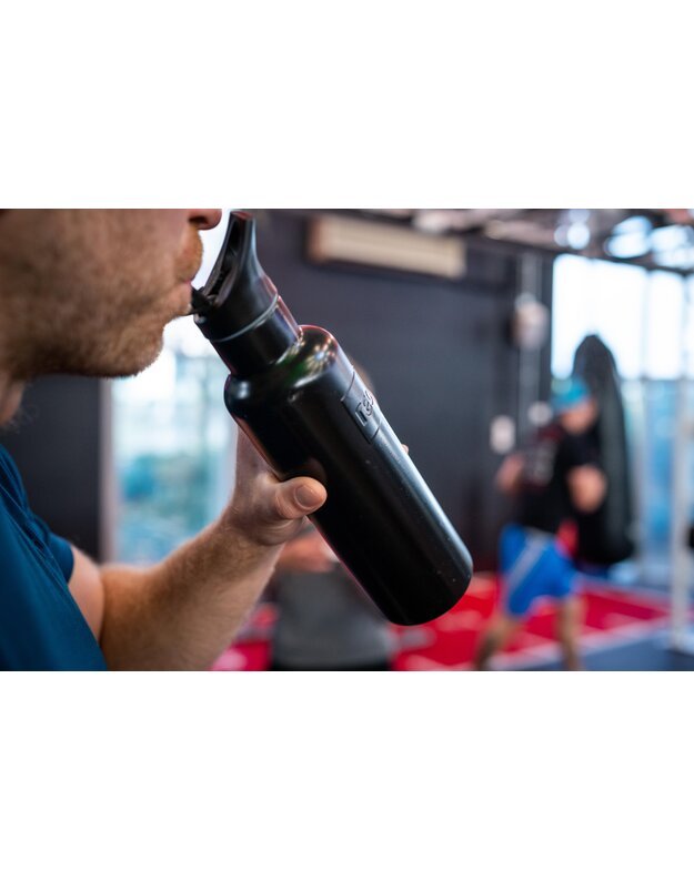 Red Original Black Insulated Stainless Steel Water Bottle - 750ml