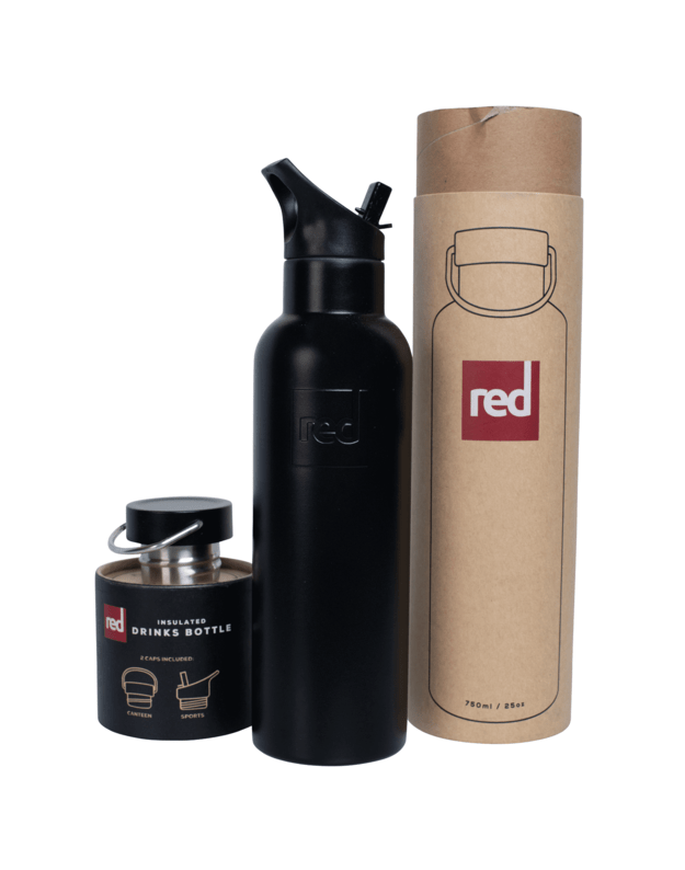 Red Original Black Insulated Stainless Steel Water Bottle - 750ml