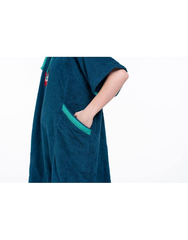 RED Original Kids Towelling Change Robe - Poncho (Navy)